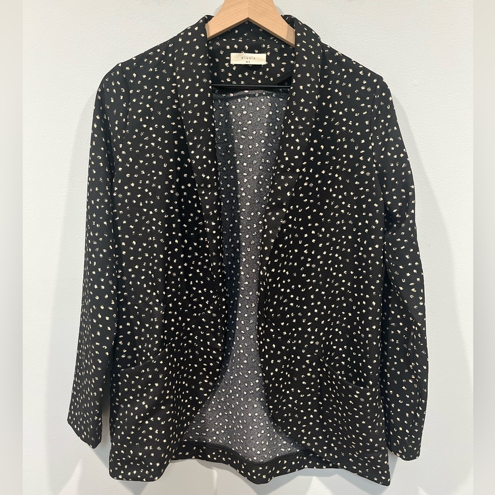 Elodie Women’s Long Sleeve Lightweight Open Front Blazer With Pockets Size M‎